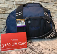 VillaSport sport bag and gift card